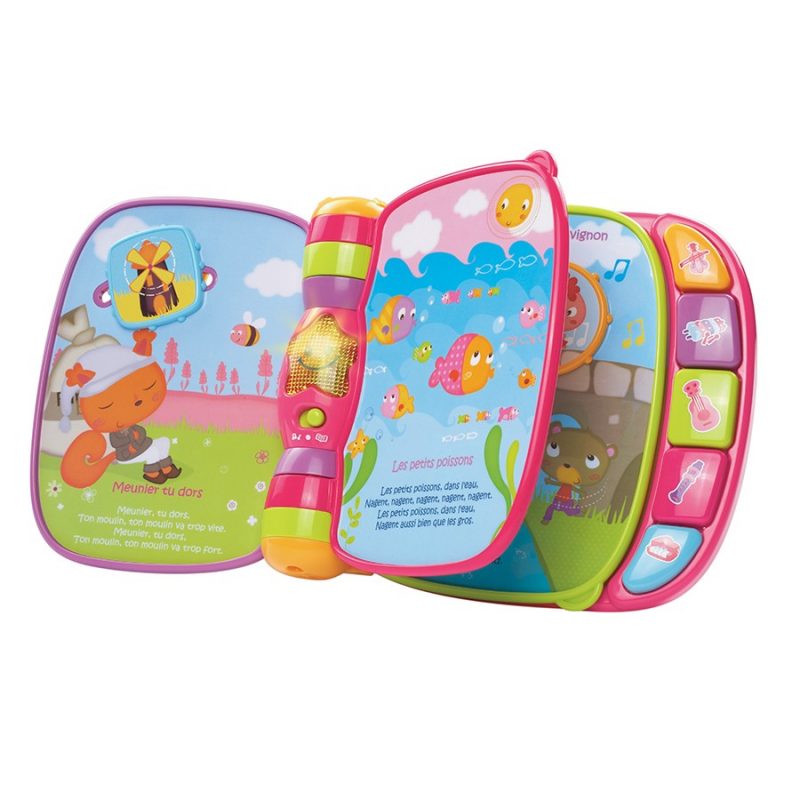 Do, Ré, Mi Super Livre Enchanté - Rose - Vtech – Image 3