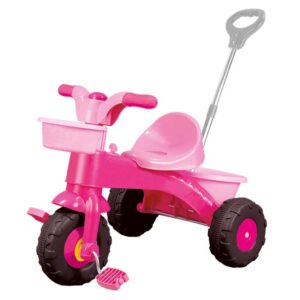 Mon Premier Tricycle Avec Canne - Rose - Dolu