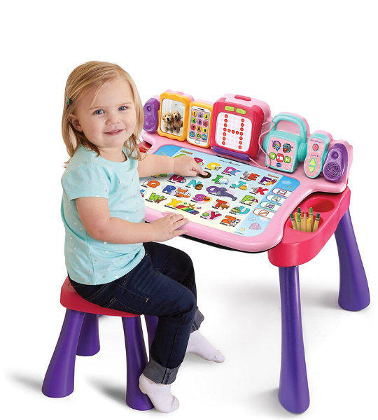 Magi bureau interactif 4 en 1 rose - Vtech – Image 2