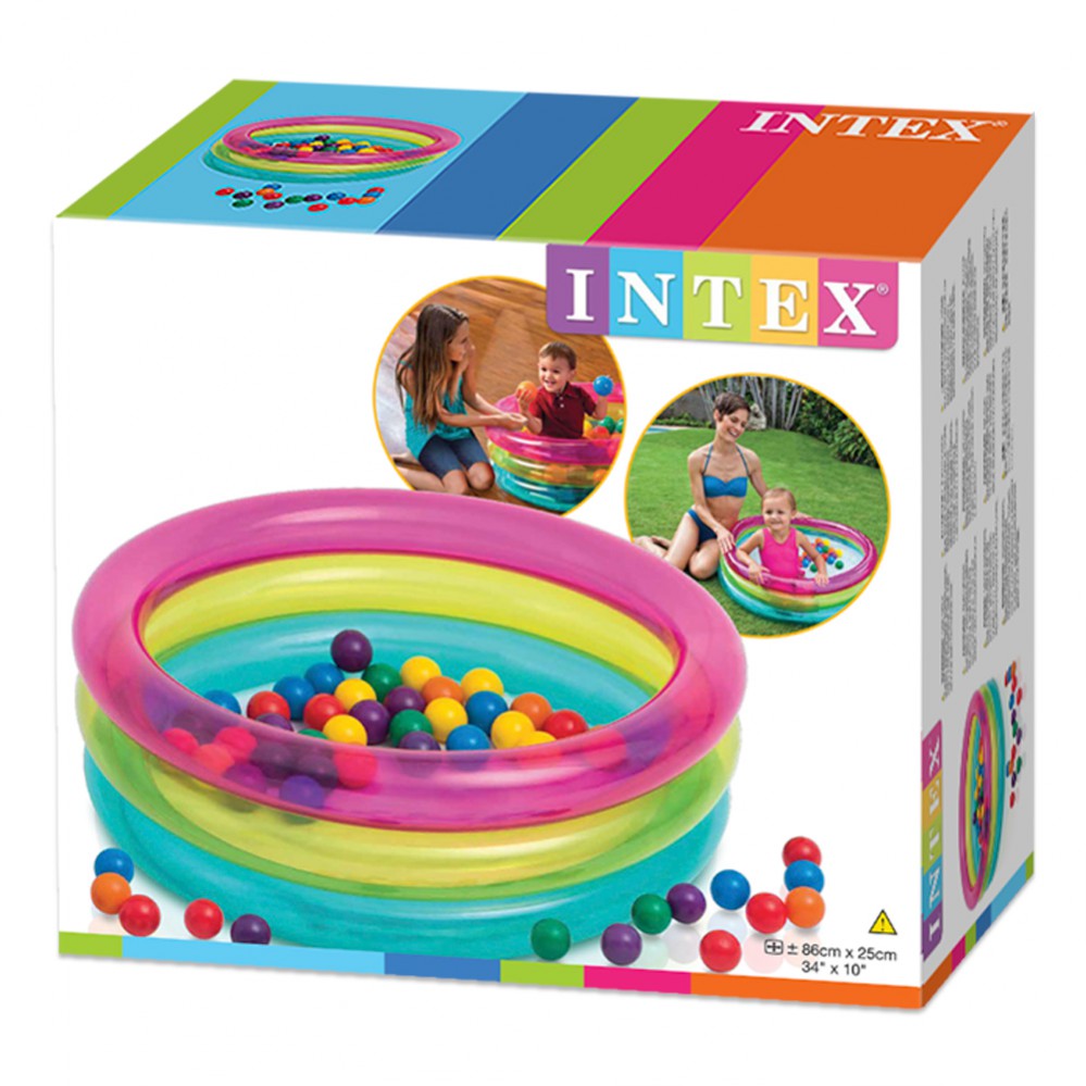 Aire de Jeux Ball Toyz (86x25Cm) Parc 3 Boudins Bébé