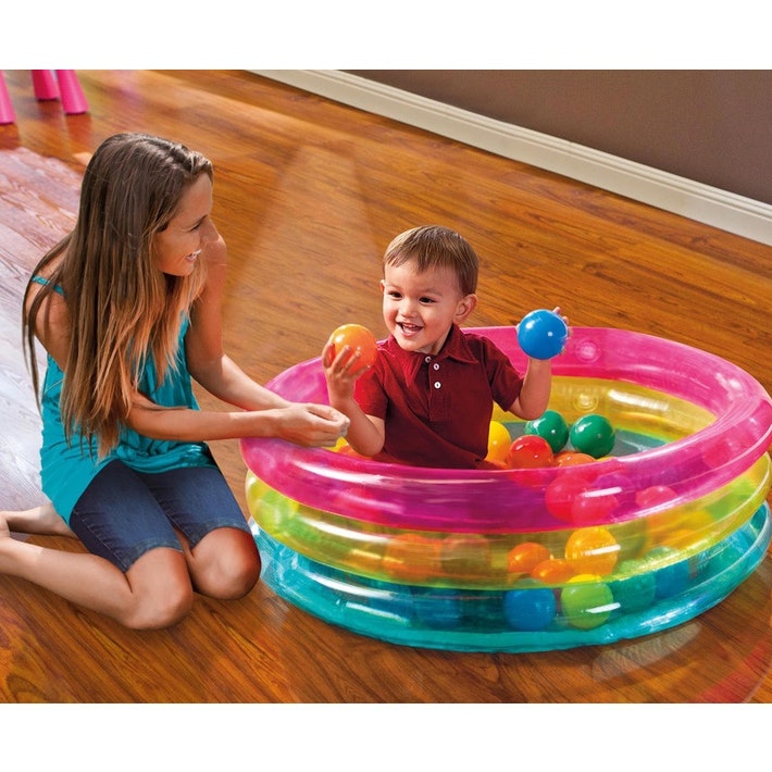 Aire de Jeux Ball Toyz (86x25Cm) Parc 3 Boudins Bébé – Image 2