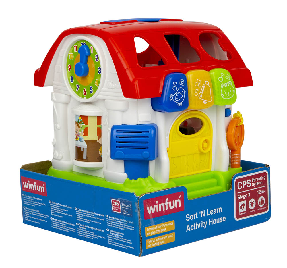 Sort 'N Learn Activity House – jouet éducatif interactif avec Smart Stages pour bébé