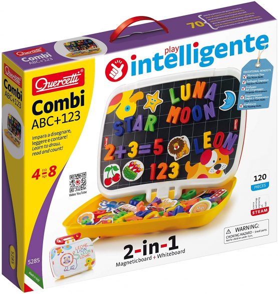 Play intelligente Combi ABC+123 – apprends à lire et à écrire- Quercetti – Image 2
