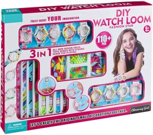 Kit créatif Montre WolVol Do-It-Yourself avec bracelets, lunettes et perles pour enfants