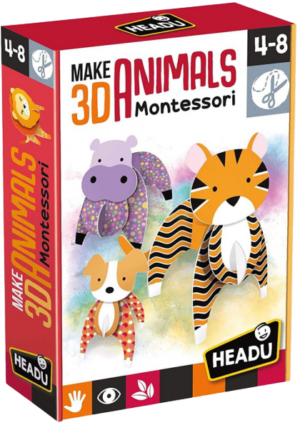 Montessori Make 3D Animals – Headu