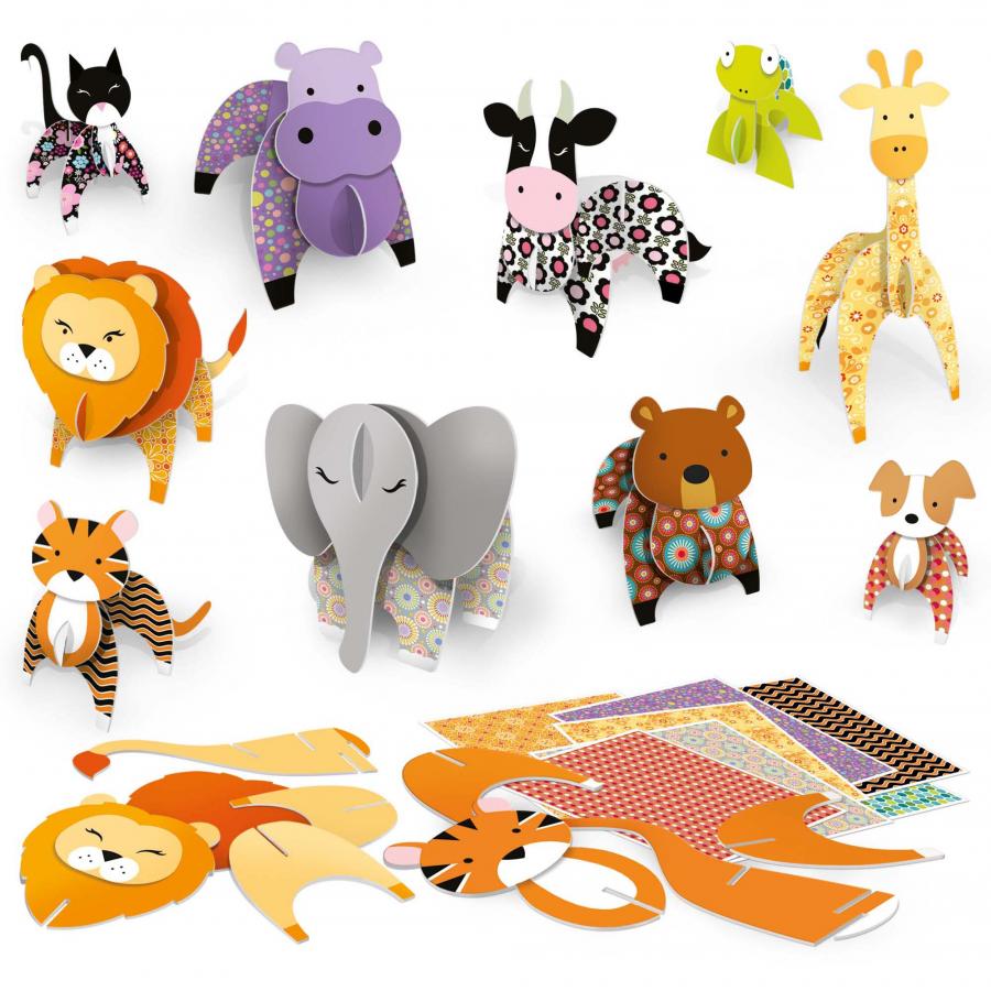 Montessori Make 3D Animals – Headu – Image 2