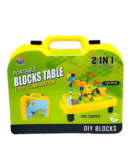 Table de blocs de construction – 133 pièces