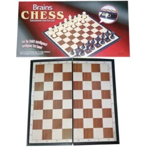 Jeu d’échecs magnétique pliable de voyage avec plateau et pièces classiques