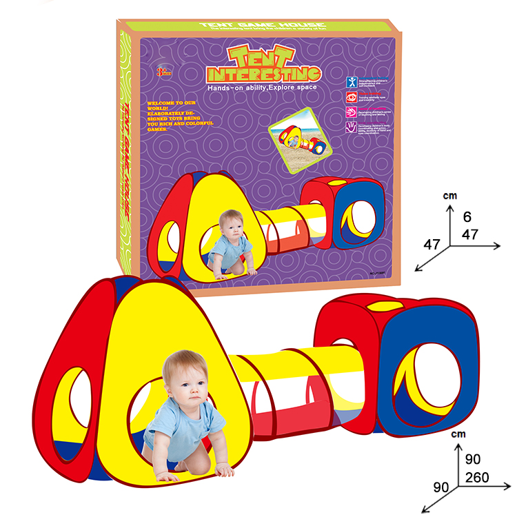 Tent Interesting pour Bébé, tente ludique et colorée pour le jeu et la détente des tout-petits.