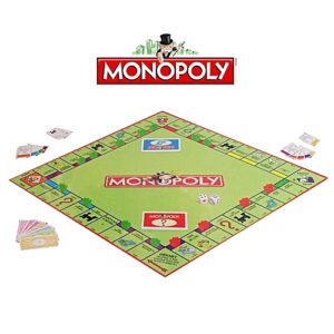 Monopoly jeu de transactions immobilières avec plateau et pions