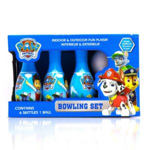 Paw Patrol Bowling Set avec quilles colorées et boule pour enfants