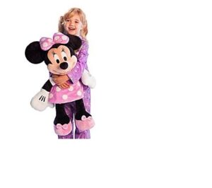 Peluche géante de Mickey et Minnie Mouse 70 cm, douce et câline, parfaite pour les fans de Disney.