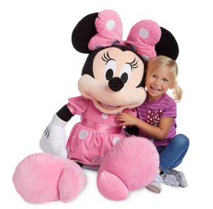 Peluche Minnie et Mickey Mouse 100 cm, peluches géantes ultra-douces pour câlins et décoration, idéale pour les fans de Disney.