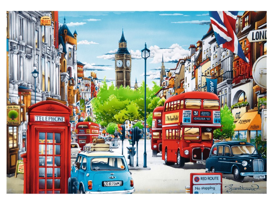 Puzzle Londres - Trefl 1000 pcs – Image 2