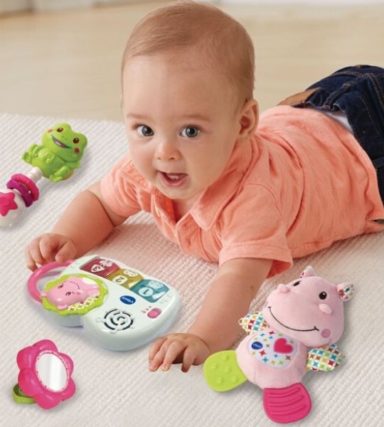 COFFRET NAISSANCE – ÉVEIL DES SENS ROSE – VTECH – Image 2