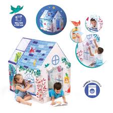 Découvrez la tente maison pour enfant ! Avec fenêtre, porte, boite aux lettres… Un montage facile et pratique à ranger. Un espace magique pour jouer et grandir ! Dimensions : 90 x 120 x 120 cm https://st0.etoilejouet.ma/wp-content/uploads/2024/06/maison-ludi-etoile-jouet.jpg