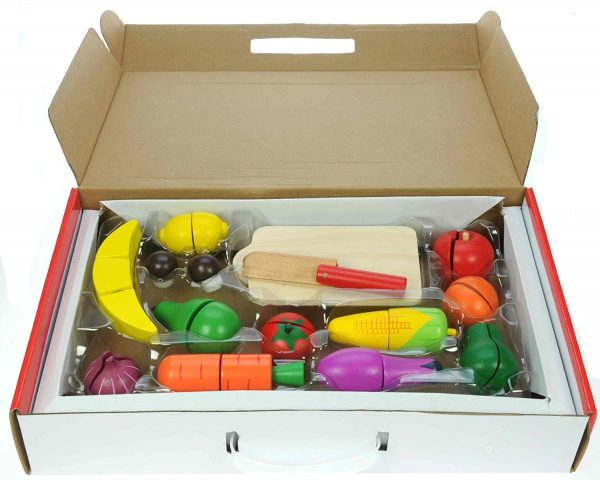 Jeu De Fruits Et Légumes En Bois – Image 2