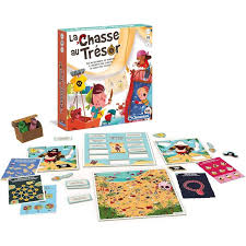 L'un des jeux les plus appréciés des enfants, la chasse au trésor, est désormais disponible en version jeu de société ! La boîte contient tout ce dont vous avez besoin pour faire une chasse au trésor originale et amusante pour votre enfant. Âge: à partir de 6 ans Nombre de joueurs : 2 à 12 joueurs Durée d’une partie : 30 minutes Inclus : 1 coffre, 48 fiches énigme, 33 cartes indices, 2 tableaux, 2 puzzles pirate, 1 notice d’instructions La chasse au trésor de Clementoni https://st0.etoilejouet.ma/wp-content/uploads/2024/08/la-chasse-au-tresor-clementoni-etoile-jouet.jpg