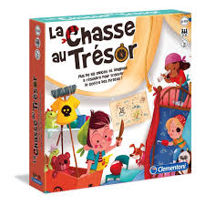 L'un des jeux les plus appréciés des enfants, la chasse au trésor, est désormais disponible en version jeu de société ! La boîte contient tout ce dont vous avez besoin pour faire une chasse au trésor originale et amusante pour votre enfant. Âge: à partir de 6 ans Nombre de joueurs : 2 à 12 joueurs Durée d’une partie : 30 minutes Inclus : 1 coffre, 48 fiches énigme, 33 cartes indices, 2 tableaux, 2 puzzles pirate, 1 notice d’instructions La chasse au trésor de Clementoni https://st0.etoilejouet.ma/wp-content/uploads/2024/08/la-chasse-au-tresor-clementoni-etoile-jouet.jpg