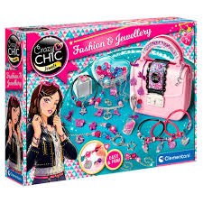Kit de création de bijoux pour enfants Fashion Jewellery - CLEMENTONI https://st0.etoilejouet.ma/wp-content/uploads/2024/09/crazy-chic-fashion-amp-jewellery-clementoni-etoile-jouet.jpg