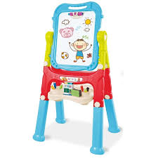 Chevalet d'art pour enfants, planche à dessin réglable double face, 48 pièces – Image 2