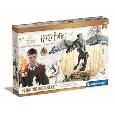 Maquette Hippogriffe Harry Potter Clementoni avec ailes déployées, créature magique à assembler.