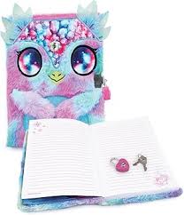 Carnet Nebulous Stars Aura Fuzzy Diary with Lock avec texture douce et verrou pour protéger vos secrets, design inspiré des étoiles et aurores boréales.