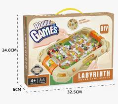Jeu de labyrinthe à assembler soi-même Labyrinth Board Game Series avec pièces modulables.