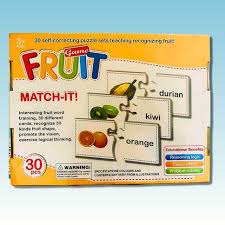 Match It Spelling Puzzle Fruit – jeu éducatif pour apprendre à écrire les noms des fruits