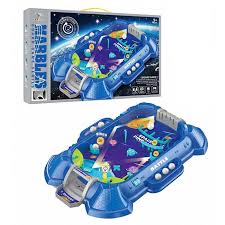 Jeu de flipper de table Space Marbles avec billes et design spatial